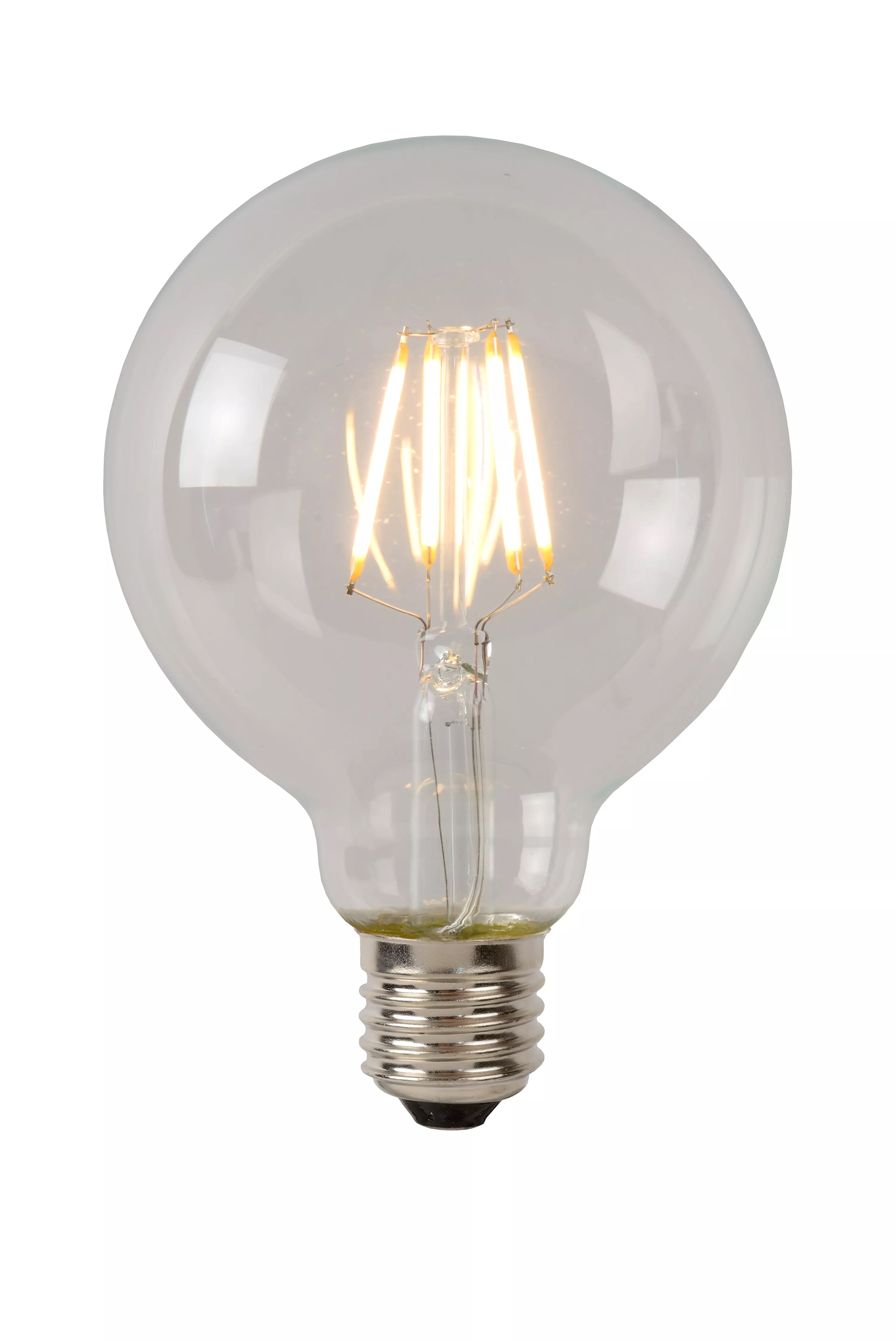 Lucide Led Class A Filament Lamp - Ø 8 X 12, 2 Cm - E27 - 7W Niet Dimbaar - 2700K - Transparant