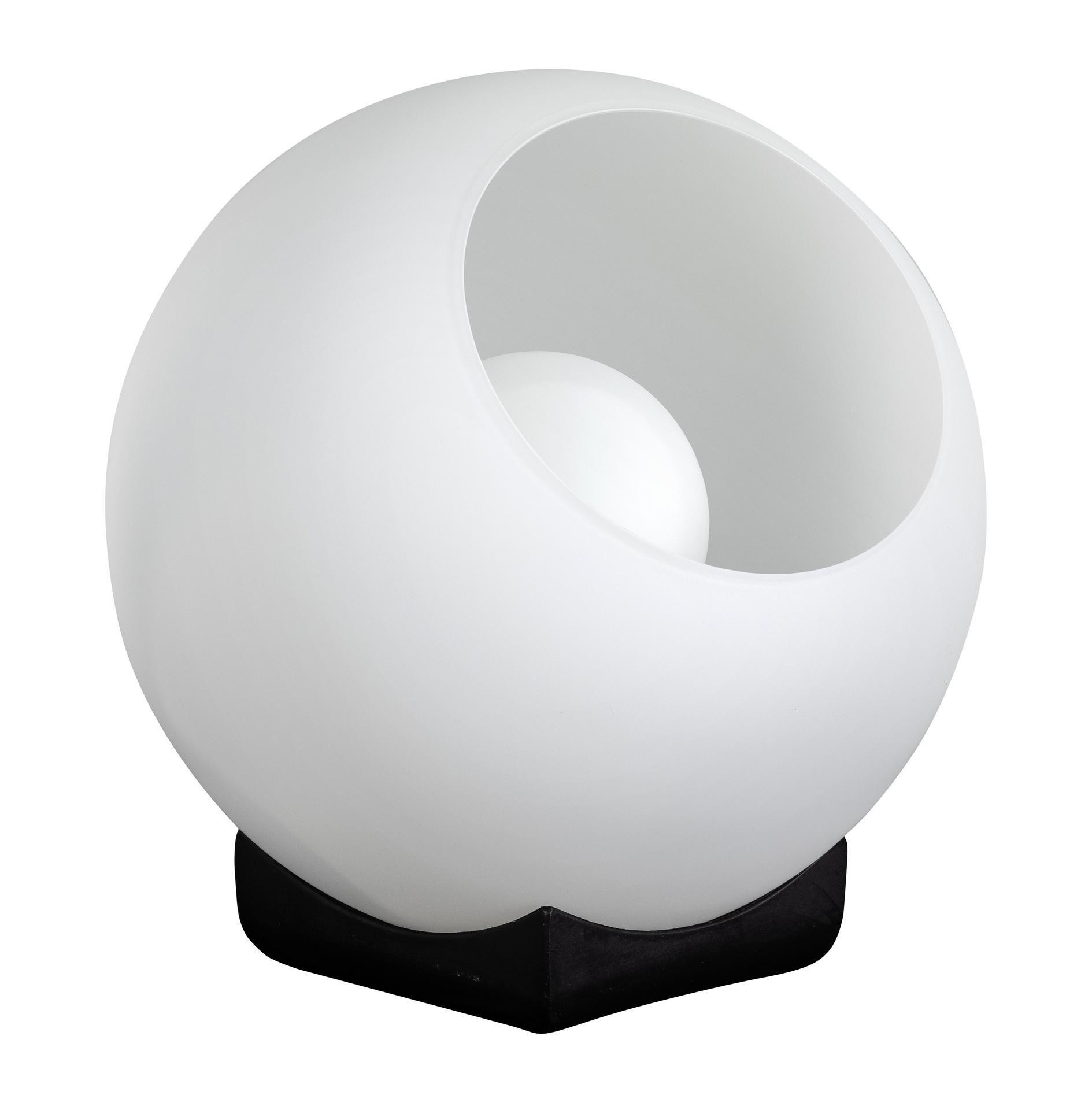 Eth Orb Opal - Tafellamp - Ø 25 X 31 Cm - Zwart En Wit