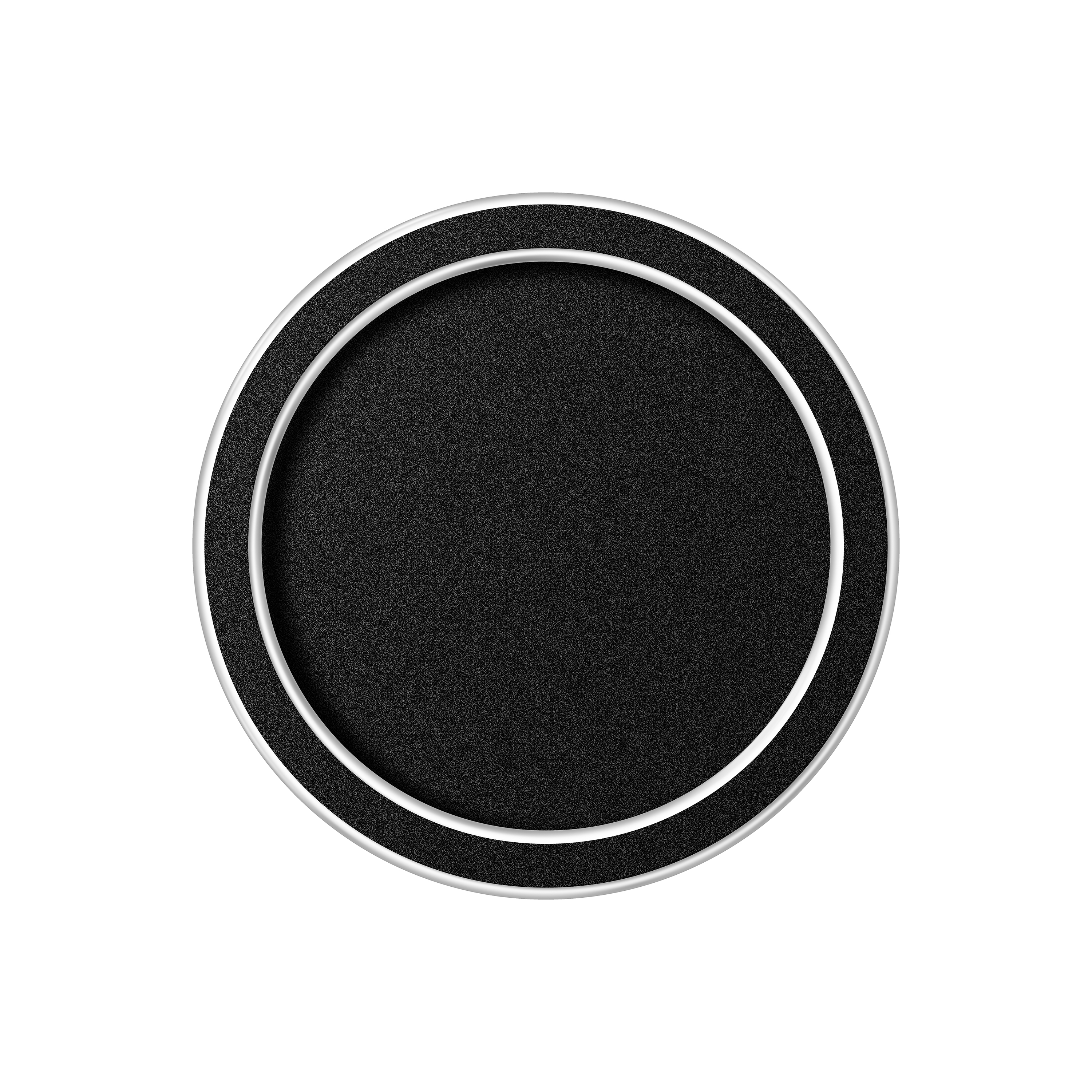 Eth Loïs - Plafondlamp - Ø 23 X 5 Cm - 3 Stappen Dimbaar - 15W Led Incl. - IP44 - Zwart