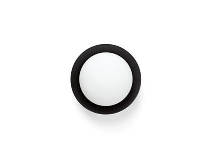 Faro May - Plafondlamp - Ø 12 X 8 Cm - 4W Led Incl. - IP44 - Zwart