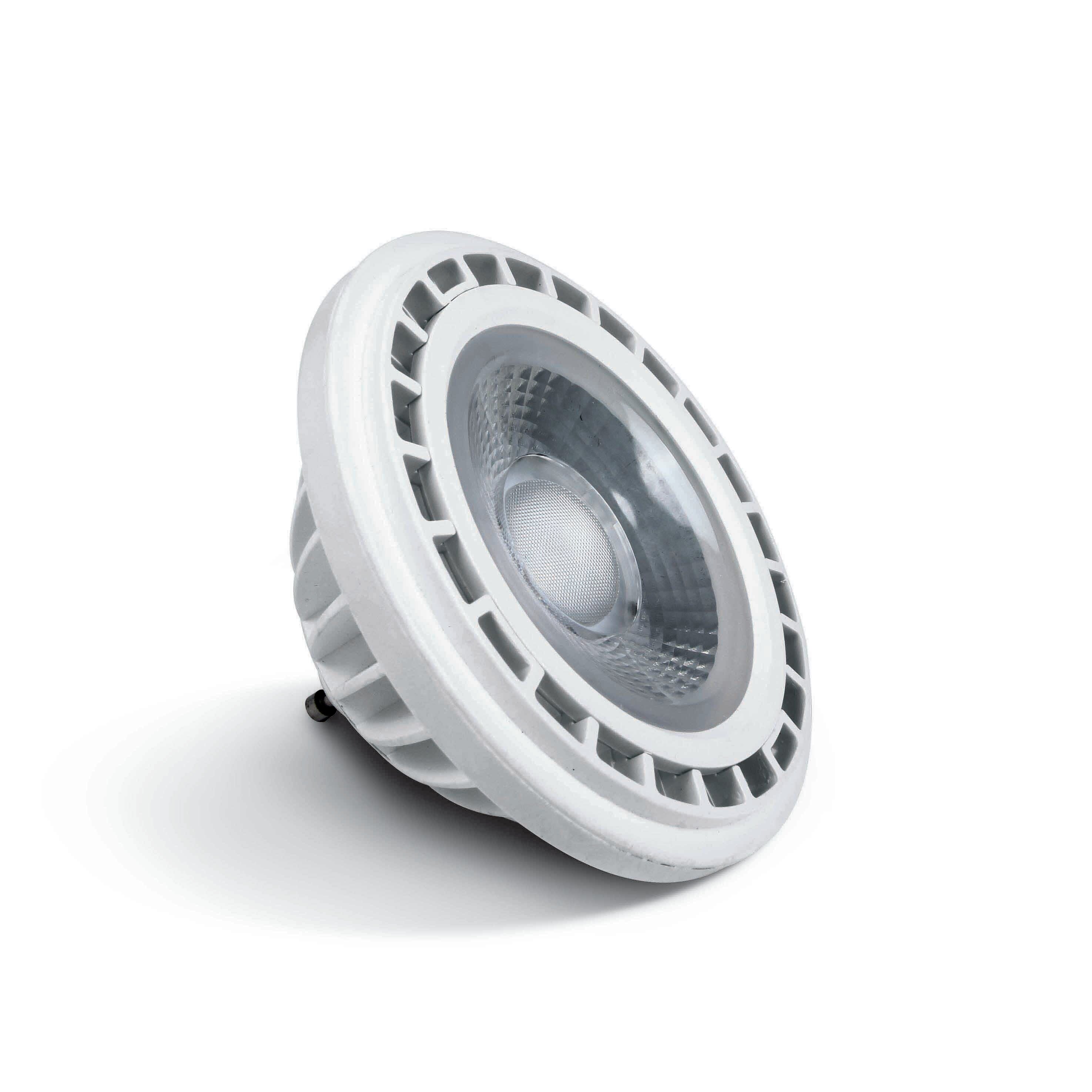 One Light R111 GU10 Led - Ø 11, 1 X 6, 9 Cm - GU10 - 13W Niet Dimbaar - Wit - 4000K