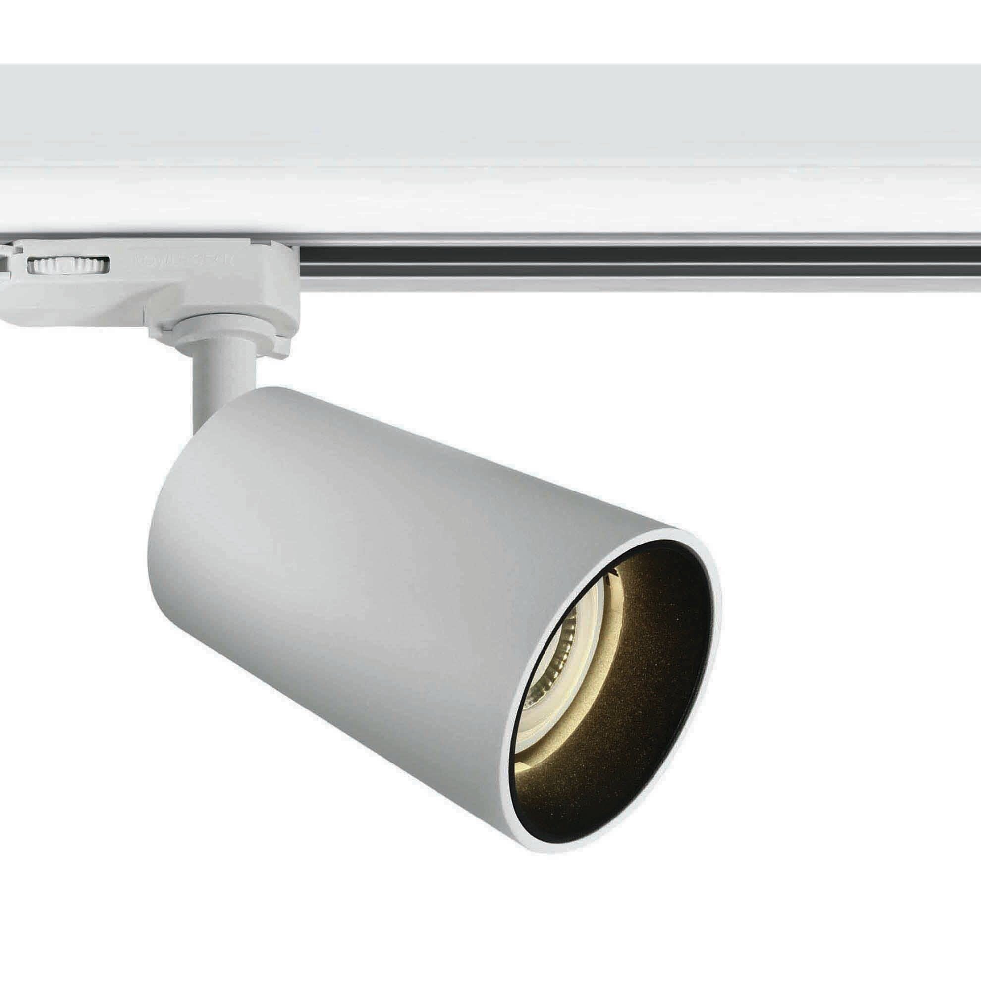 One Light Cone GU10 Track Spots - Rail Spot - 3-fase Railsysteem - Ø 6, 7 X 10 Cm - Wit