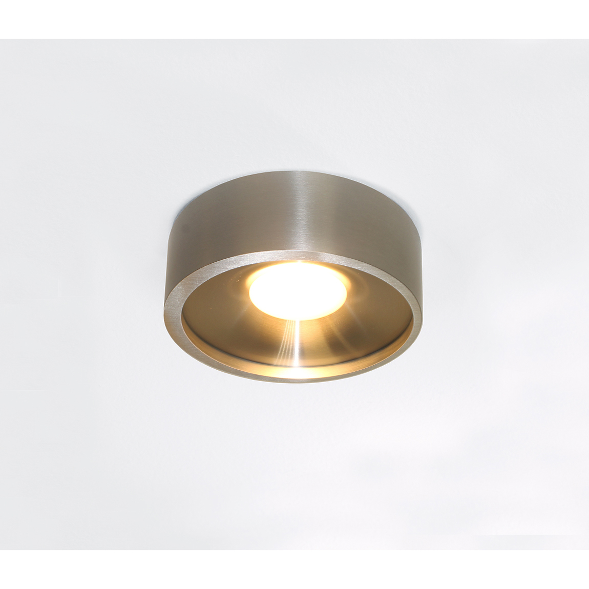 Artdelight Orlando - Plafondverlichting - Ø 14 X 5 Cm - 10W Dimbare Led Incl. - Aluminium