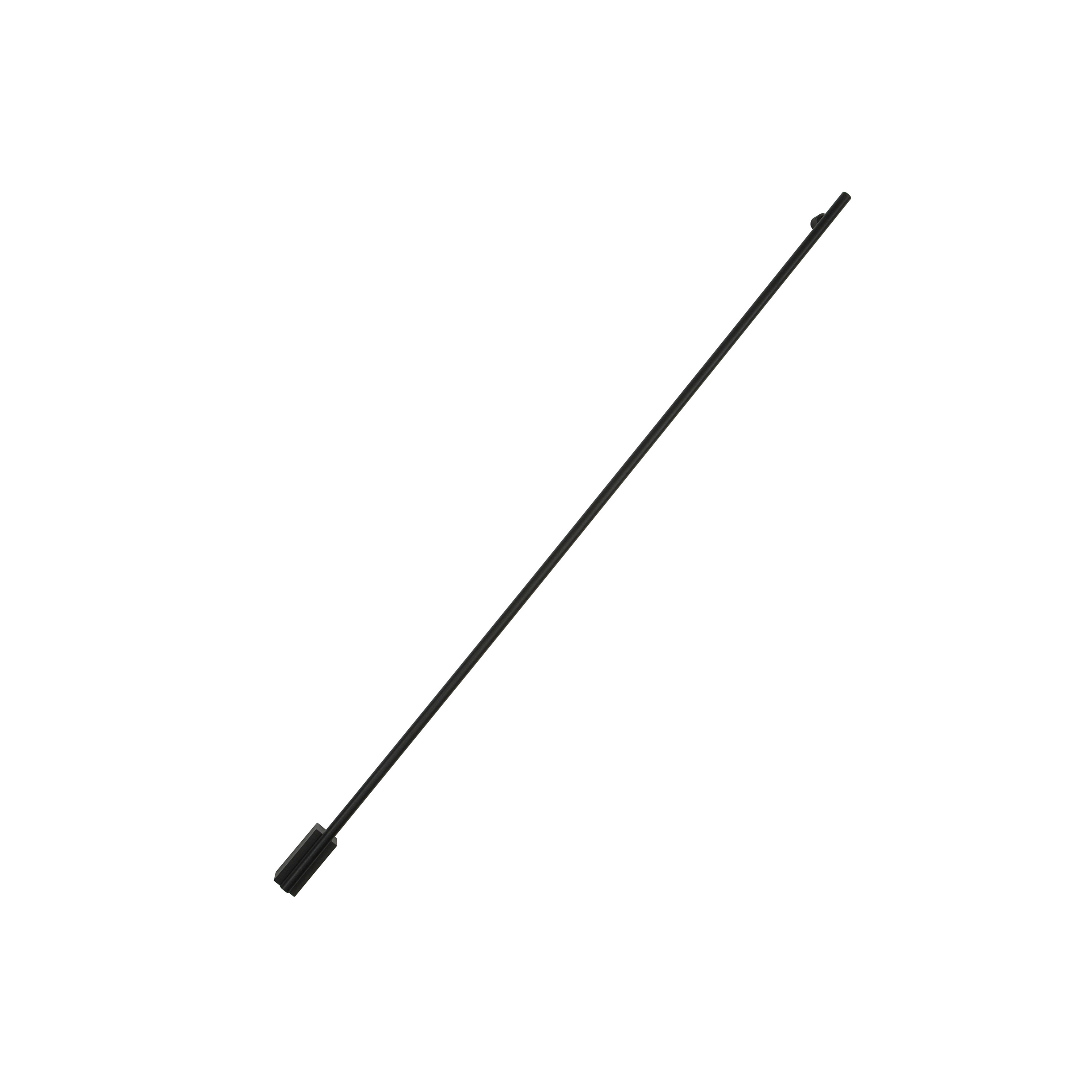 Nova Luce Gropius - Wandverlichting - 120 X 7 X 3, 5 Cm - 20W Led Incl. - Zand Zwart