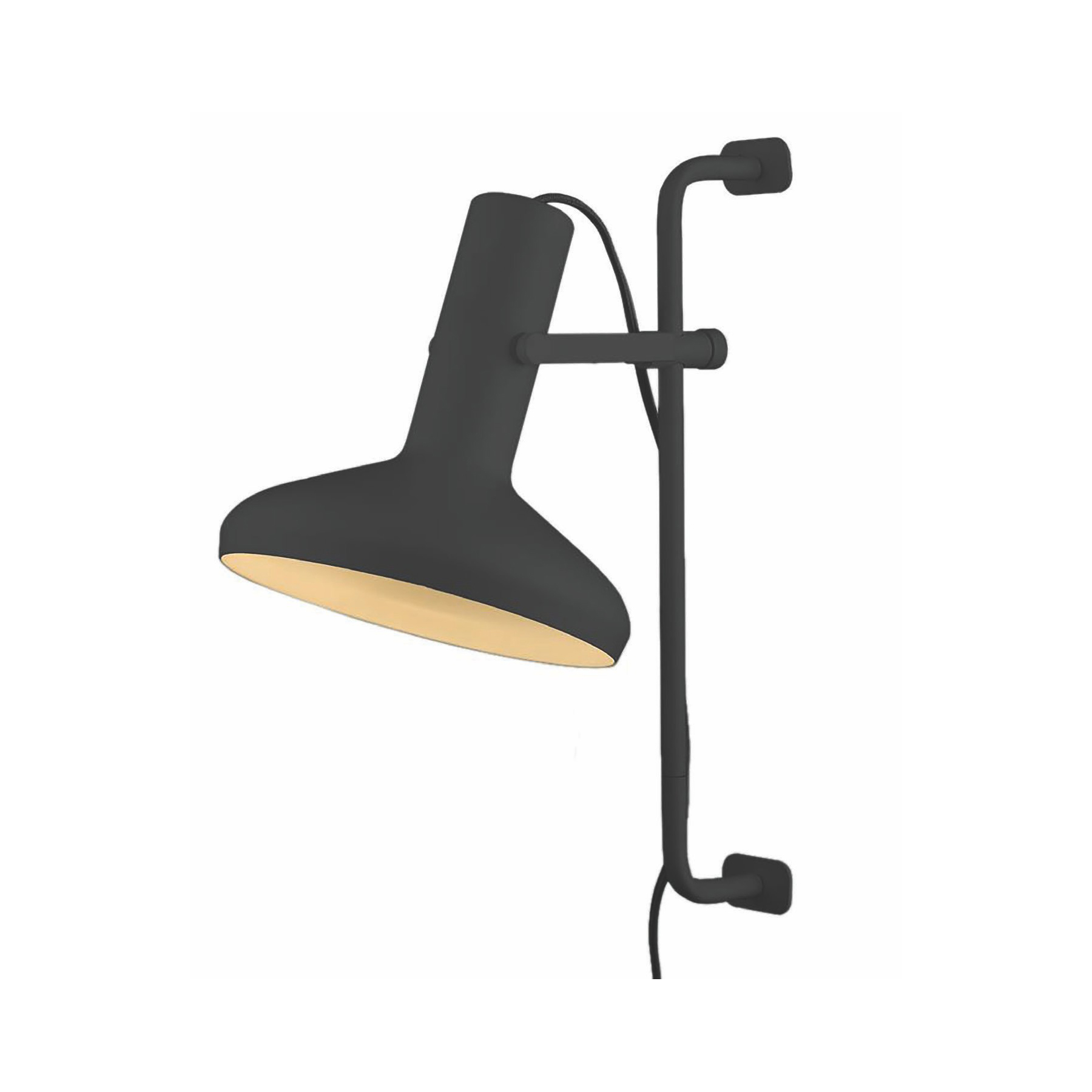 Artdelight Vectro - Wandverlichting Met Schakelaar - 21 X 30 X 52 Cm - Zwart
