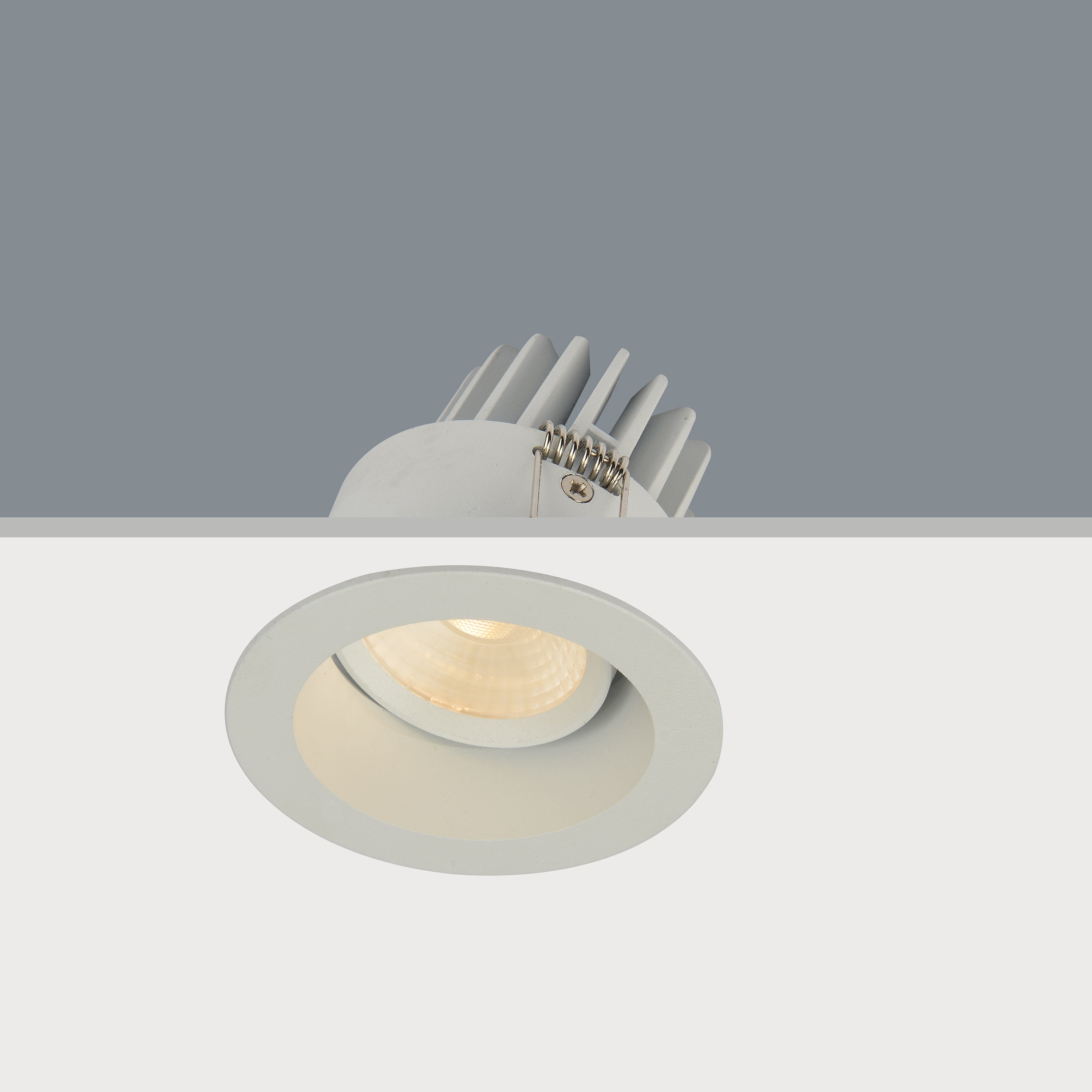 Artdelight Venice 2408 - Inbouwspot - Ø 80 Mm, Ø 68 Mm Inbouwmaat - 8W Dimbare Led Incl. - IP44 - Wit
