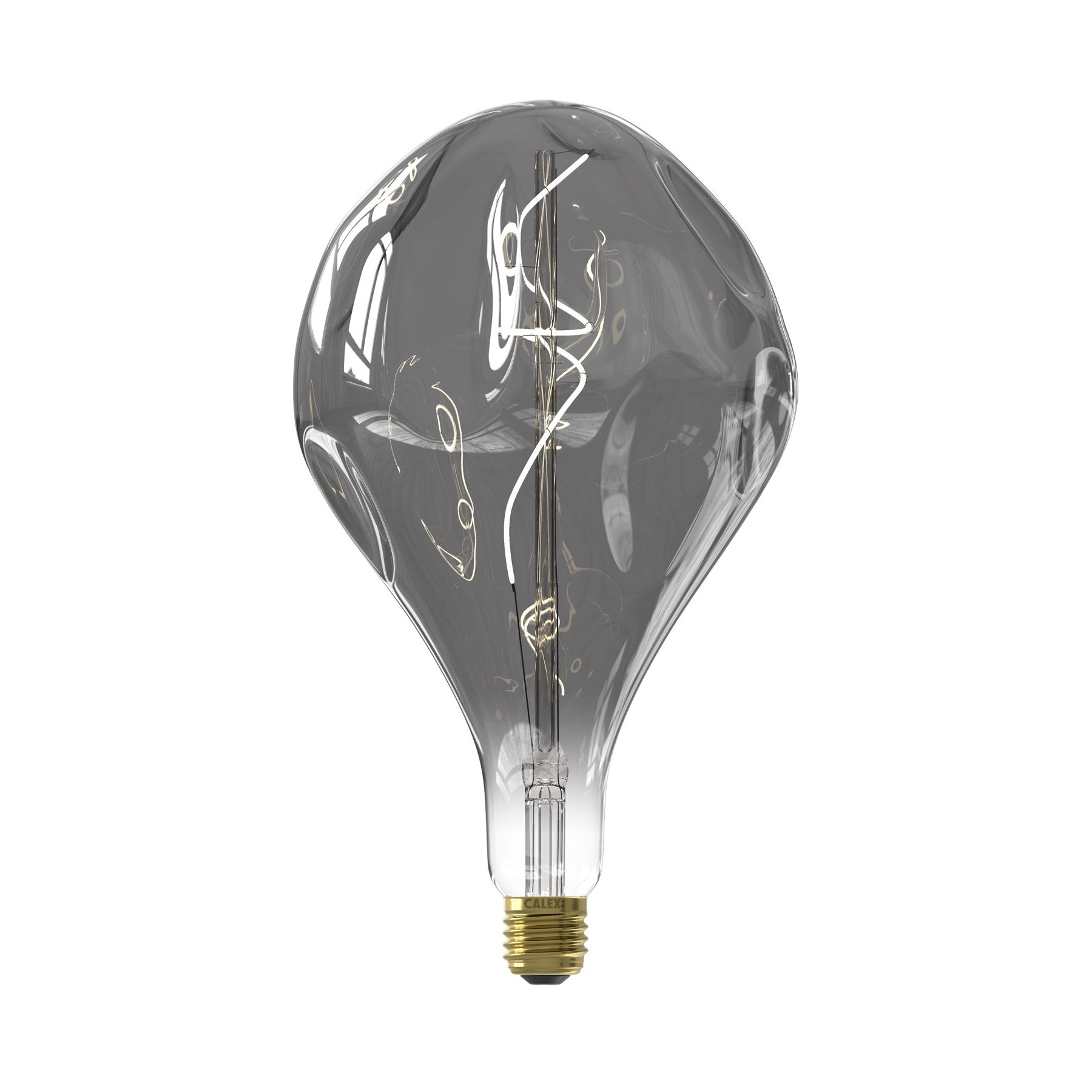 Stadion Gelukkig ik ben slaperig Calex Smart XXL LED lamp - Ø 16,5 x 28 cm - E27 - 6W - dimfunctie via app -  2100K - titanium | Lichtkoning