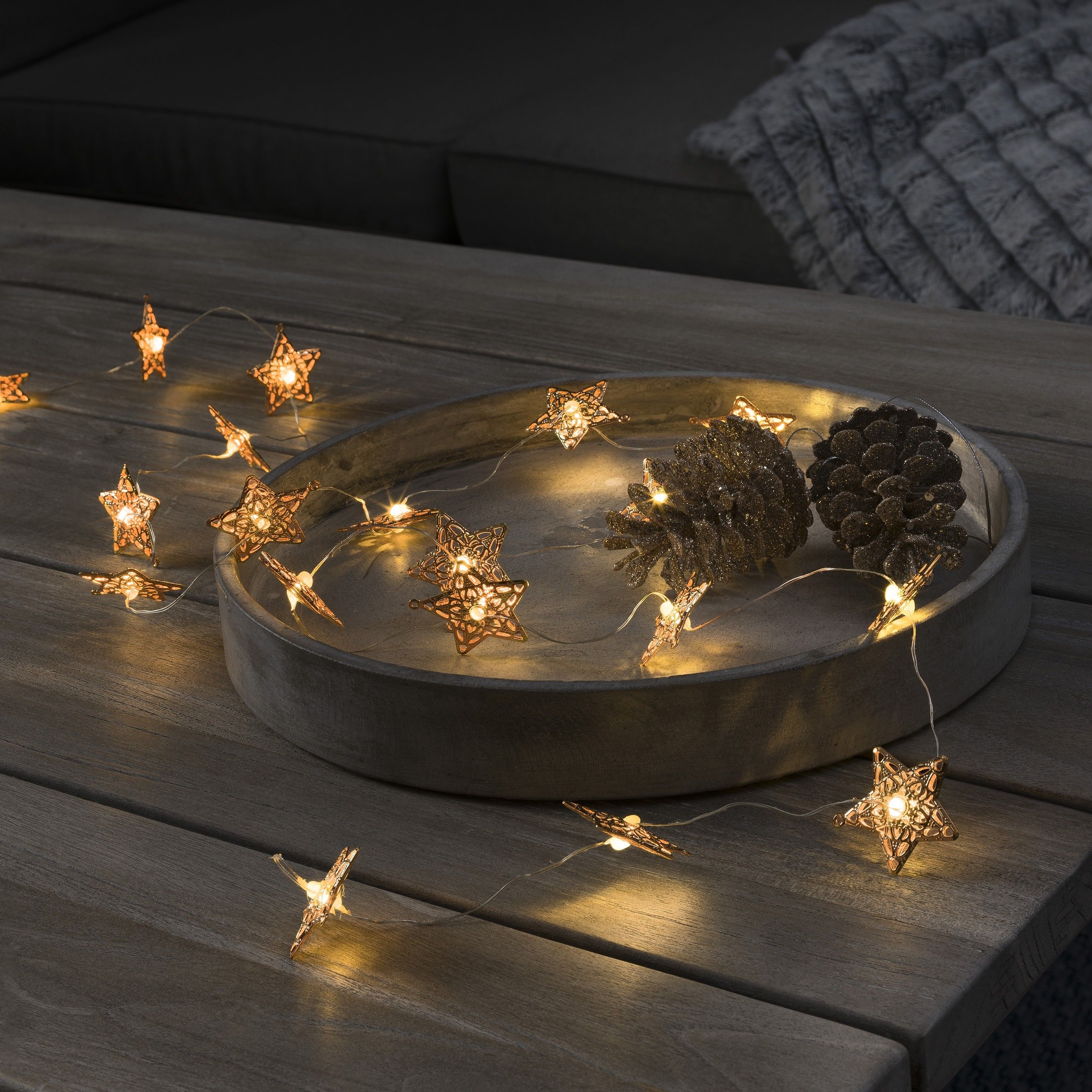 Konstsmide kerstverlichting Decoratieve LED sterren op batterij 220