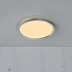 Nordlux Oja - badkamer plafondverlichting - Ø 30 x 2,5 cm - 3 stappen Moodmaker SceneSelect functie (3000K-4000K) - 14,5W LED incl. - IP54 - chroom
