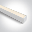 ONE Light LED Linear Profiles - lineair systeem - 150 x 7,5 x 7,5 cm - instelbare lichtsterkte 30W/40W/50W LED incl. - wit - instelbare lichtkleur