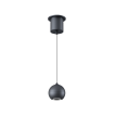 Artdelight Miami - hanglamp - Ø 10 x 218 cm - 10W dimbare LED incl. - zwart