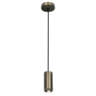 Artdelight Milano - hanglamp - Ø 6,6 x 150 cm - antiek brons