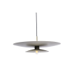 Artdelight Linares - hanglamp - Ø 50 x 16,5 cm - kaki