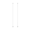 Lucide Linial - magnetisch railsysteem - ophangkabelset - 5 x 1,4 x 200 cm - zwart mat chroom