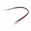 Lichtkoning - dubbele connector met 15cm kabel - 0,68 x 0,55 cm - voor enkelkleurige 5mm SMD LED strip