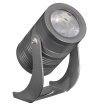 Century Italia Blaze - grondspot - 12,4 x 8 x 14,7 cm - 14W LED incl. - IP67 - grijs - witte lichtkleur