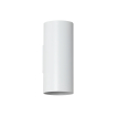 Searchlight Round - wandlamp - Ø 6,5 x 15,4 cm - wit