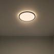 Nordlux Oja - plafondverlichting - Ø 29,4 x 2,3 cm - 3 stappen dimmer (2700K) - 18W LED incl. - zwart