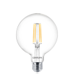 Century Italia LED filament lamp - Ø 9,5 x 14 cm - E27 - 8W niet dimbaar - 2700K - transparant