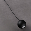 Nova Luce Imagine - hanglamp - Ø 5 x 120 cm - 6W LED incl. - zwart