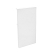 Nova Luce - lineair verlichtingsprofiel - eindkap - wit aluminium frame