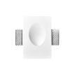 Nova Luce Cirocco - inbouw wandverlichting - 18 x 12 cm - 1W LED incl. - wit gips