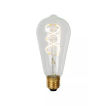 Lucide LED filament lamp - Ø 6,4 x 14,6 cm - E27 - 4,9W dimbaar - 2700K - transparant
