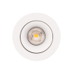 Maxlight Bellatrix Tilted voor H0112 - inbouwspot 1L - Ø 105 mm, Ø 90 mm inbouwmaat - wit