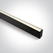 ONE Light LED Linear Profiles - plafond/hanglamp - 120 x 7 x 3,5 cm - instelbare lichtsterkte 20W/30W/40W LED incl. - zwart - instelbare lichtkleur