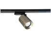 Artdelight Megano - railspot 1-fase rail - Ø 7 x 13 cm - antiek brons