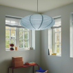 Nordlux Villo - papieren lampenkap zonder pendel - Ø 60 x 24 cm - blauw