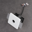 Nova Luce Imagine - inbouwbasis voor Imagine reeks - 130 x 130 mm, 131 x 131 mm inbouwmaat - wit gips