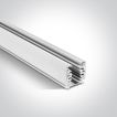 ONE Light Square Track Surface - 3- fase railsysteem - 1 meter - 16A - wit