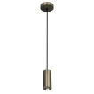 Artdelight Milano - hanglamp - Ø 6,6 x 150 cm - antiek brons