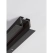 Nova Luce Planet 03 - trimless verzonken magnetisch profiel - 200 x 6,5 x 3,9 cm - zandzwart