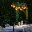 New Garden Garland Lift - Uitschuifbaar tafelframe voor lichtsnoeren - 56-101 x 140-253 cm - zwart