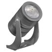 Century Italia Blaze - grondspot - 12,4 x 8 x 14,7 cm - 14W LED incl. - IP67 - grijs - witte lichtkleur
