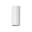 Searchlight Round - wandlamp - Ø 6,5 x 15,4 cm - wit