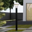 Nova Luce Virtus - tuinpaal - Ø 12 x 155 cm - IP65 - donker antraciet
