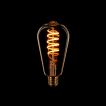 ETH Edison Spiral LED Filament - E27 - 8W dimbaar - 2200K  - goud