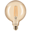 Century Italia LED filament lamp - Ø 12,5 x 17 cm - E27 - 11W dimbaar - 2200K - amber