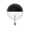 Calex Kalmar Top Mirror LED lamp - Ø 20 x 26,5 cm - E27 - 6W dimbaar - 1800K - zwart