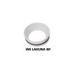 Artdelight - Insert goud t.b.v. de PL LAGUNA - Ø 5,5 x 1,9 cm - wit