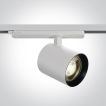 ONE Light COB Shop Range - rail spot - Ø 10 x 10 cm - DALI - 35W dimbare LED incl. - wit - warm witte lichtkleur