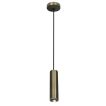Artdelight Milano - hanglamp - Ø 6,6 x 250 cm - antiek brons