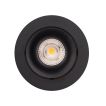 Maxlight Bellatrix Tilted voor H0112 - inbouwspot 1L - Ø 105 mm, Ø 90 mm inbouwmaat - zwart