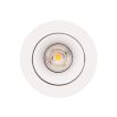 Maxlight Bellatrix Tilted voor H0112 - inbouwspot 1L - Ø 105 mm, Ø 90 mm inbouwmaat - wit