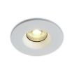 ONE Light Fire Rated Range - inbouwspot - Ø 78 mm, Ø 65 mm inbouwmaat - 7W dimbare LED incl. - IP65 - wit - warm witte lichtkleur