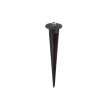 Faro Stake - piek voor grondspots - 19 x 4 cm - zwart