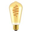 Nordlux LED filament lamp - Ø 6,4 x 10,9 cm - E27 - 5W dimbaar - 2200K - amber